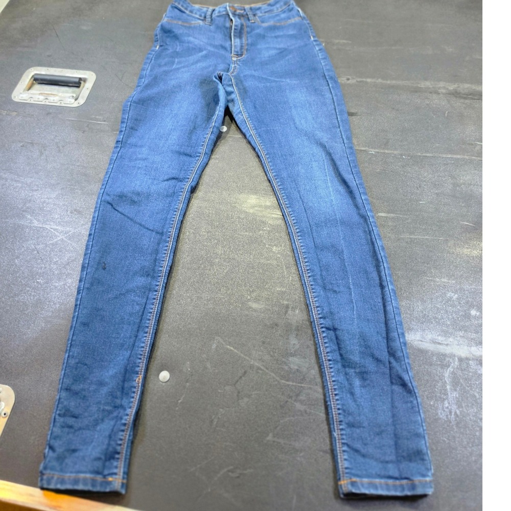 Fashion Nova Womens High Waisted Skinny Y2K Jeans Blue Size 3 AP4367